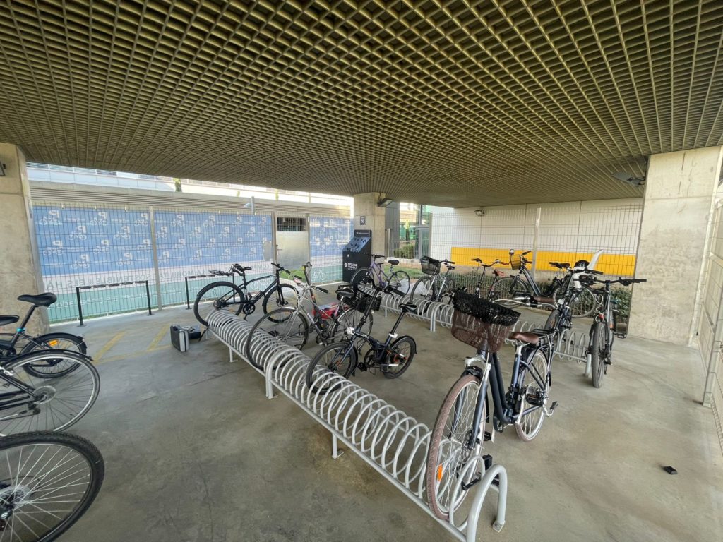 Parking de bicicletas para empleados de Son Espases